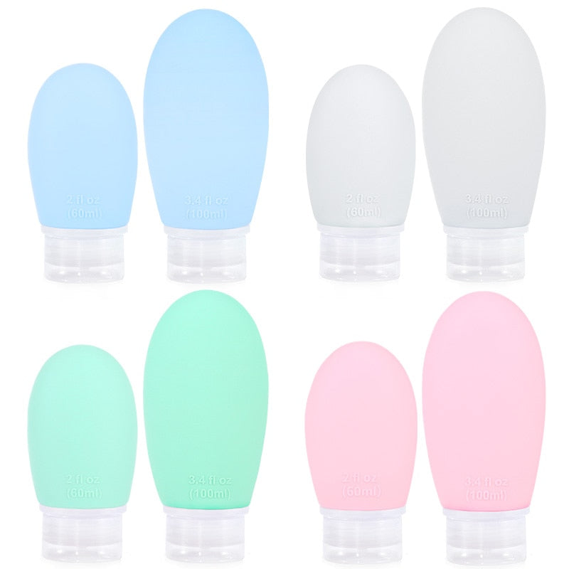 1pcs Travel Cosmetics Bottles.  Mini Silicone Container For Skincare, Shower Gel, Shampoo And Conditioners.