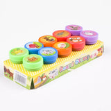 Children's 10pcs Assorted Self-ink Stamps For Scrapbooking Or Crafts.