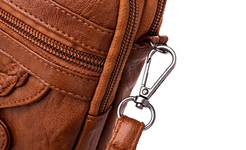 Women's Soft Leather Crossbody Shoulder Bag