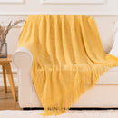 Battilo Machine Washable Decorative Soft Knitted Throws.