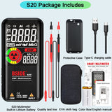 BSIDE Digital Multimeter S10 S11 S20 Smart DC AC Voltage Capacitor Ohm Diode NCV Hz EMF Tester Detector meter