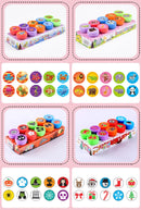 Children's 10pcs Assorted Self-ink Stamps For Scrapbooking Or Crafts.