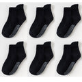 6 Pairs/lot 0 to 6 Yrs Cotton Children's Anti-slip Socks With Rubber Grips.