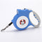 LED Retractable/Detachable Pet Leash with LED Flashlight.