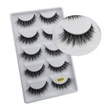 5 Pairs Multipack 3D Mink False Eyelashes.