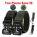 Multi Function Canvas Compass Tactical Belt.