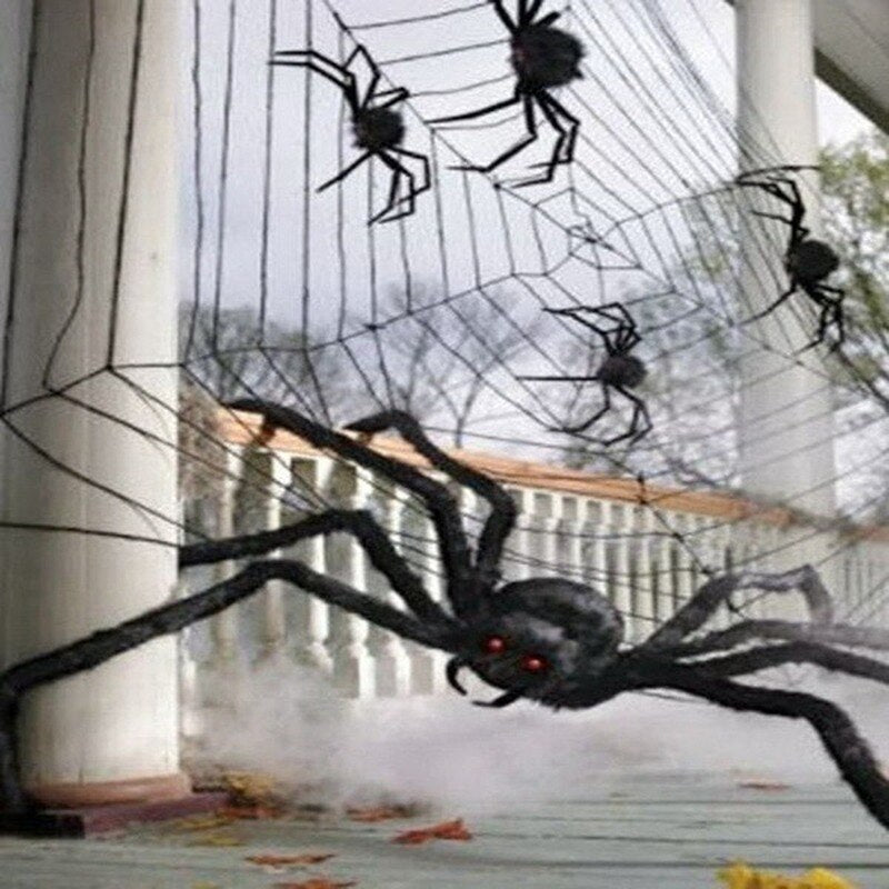 200cm Halloween Hanging Giant SPIDER Decoration.