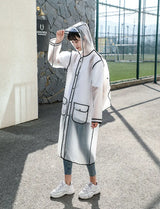 Women OR Men's Hooded Raincoats With Schoolbag space