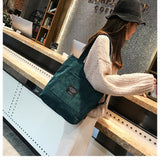 Women Corduroy Shoulder/Crossbody Bag.