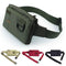 Men/Women's Nylon, Waterproof Waist Bag With 4 Pockets.