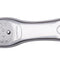 Stainless steel pedicure file.  Removes callus and exfoliates your feet.