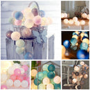 LED Cotton Ball Garland Party Lights.