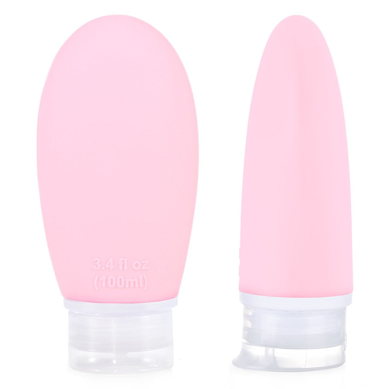 1pcs Travel Cosmetics Bottles.  Mini Silicone Container For Skincare, Shower Gel, Shampoo And Conditioners.