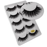 5 Pairs Multipack 3D Mink False Eyelashes.