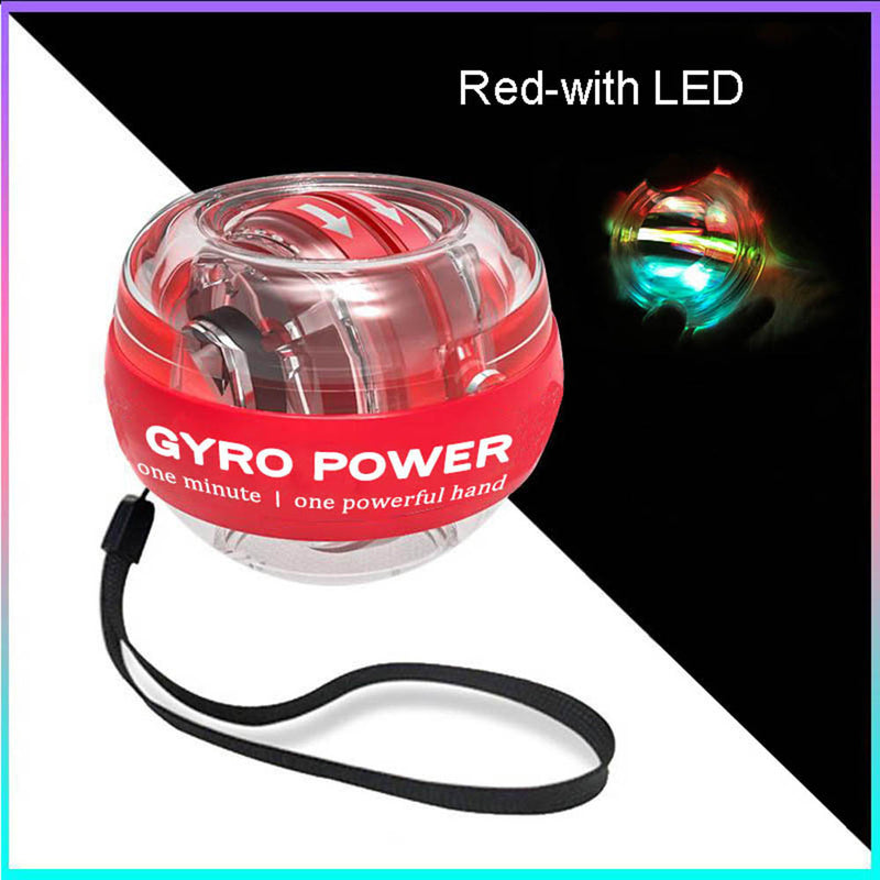 LED Gyroscopic Powerball To measure Range of Muscle Force of Arm, Hand And Wrist for Fitness.