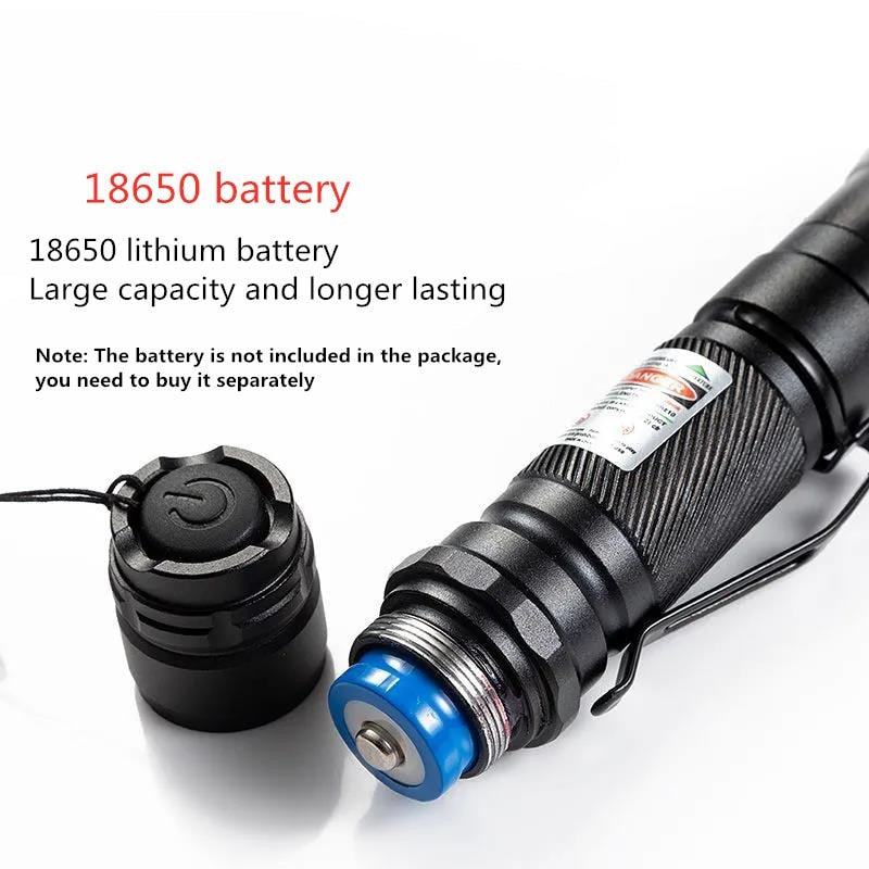 High Power Green laser pointer.  Laser Pen 532nm 500 to 10000 meters.  Range 009