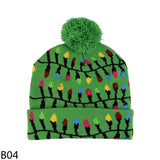 Children's LED Knitted Christmas Beanie hats.