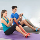 Elastic Resistance Pull Ropes To Exercise Like a Rowing Machine.
