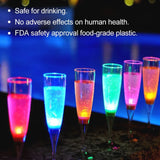 LED Liquid Activated Wine /Champagne Glass