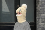 Women Wool Knitted Ski Hat.  Warm, thick scarf  to protect you from winter winds.