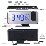 LED/USB Digital Desktop 2 Function Alarm Clock With Time Projector.