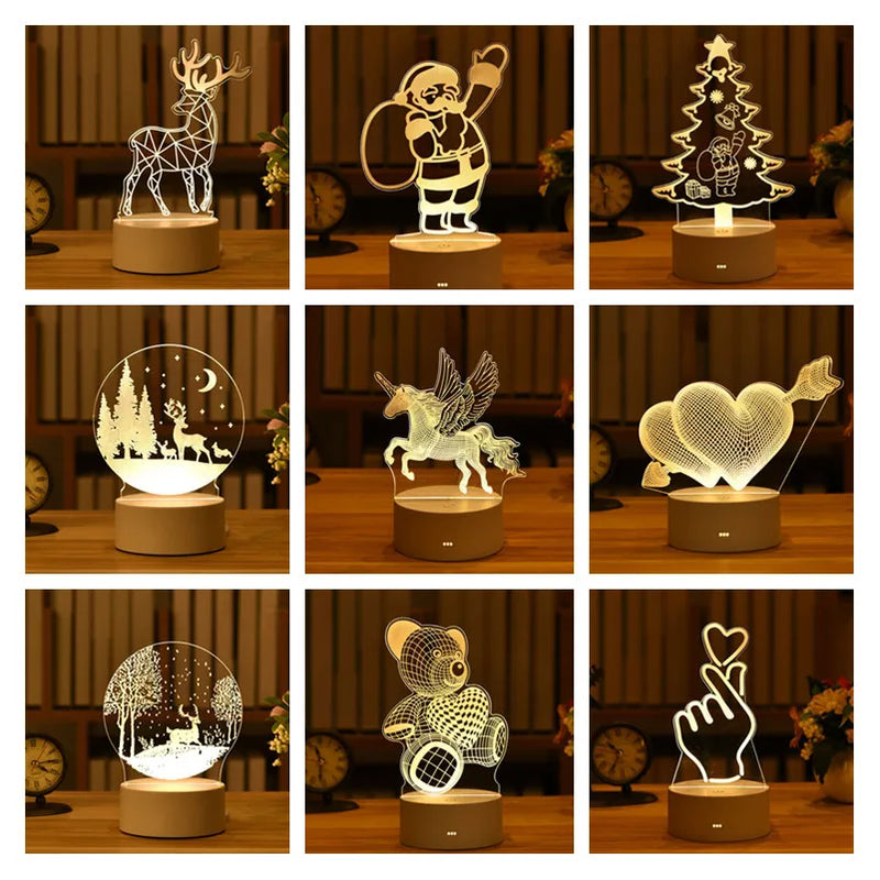 3D LED Night Lights For All Occasions