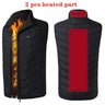 Men's and Women's USB Heated Thermal Vest. Sizes S to 6XL and Up to 17 Heating Zones.