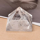 Natural Crystal Clear Quartz Reiki Pyramid Stone