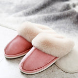 JIANBUDAN Plush Lightweight soft comfortable warm slippers.