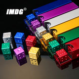 5pcs/pack High Quality Colorful Aluminum 16mm Dice