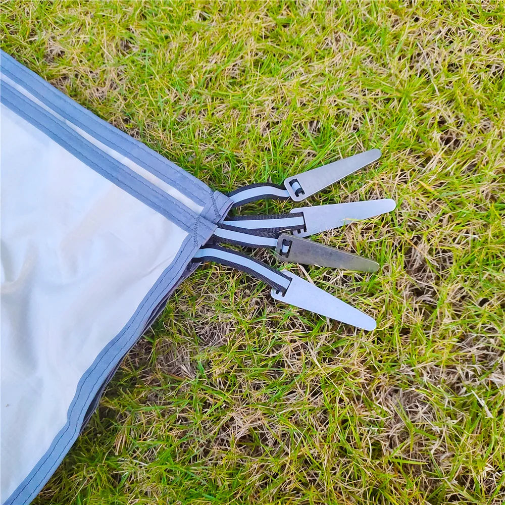 Ultralight Pocket Size Waterproof Tent Ground Sheet With Stakes