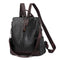 Ladies Anti-Theft Leather Backpack.