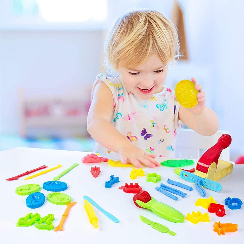 Play Dough Plastic Cutters And Mould Sets.