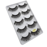 5 Pairs Multipack 3D Mink False Eyelashes.