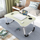Portable Laptop table with folding legs.