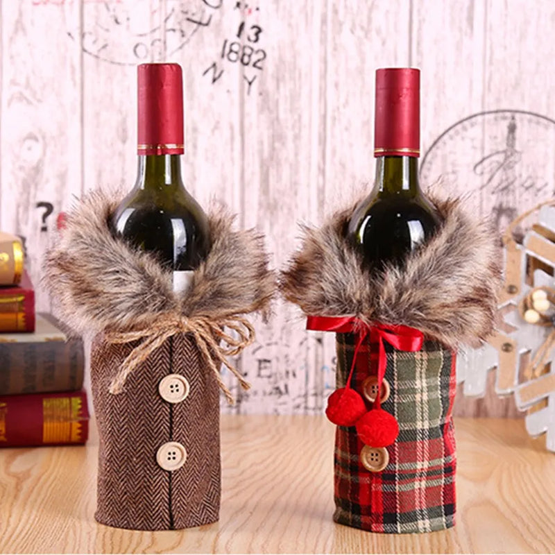 FengRise Christmas Wine Bottle Cover.