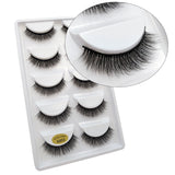 5 Pairs Multipack 3D Mink False Eyelashes.