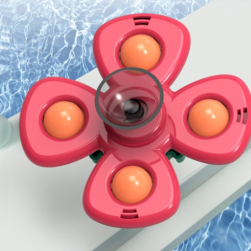 1pcs Cartoon Fidget Spinner.  Educational toy as well as rattle toy.