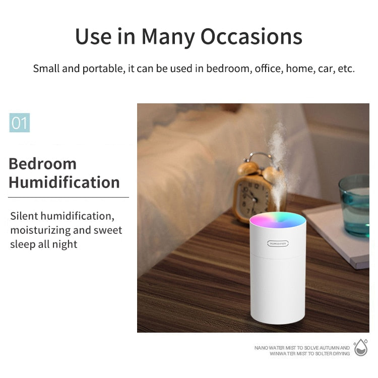 HiPiCok  USB Ultrasonic Air Humidifier Or Aromatherapy Oil Diffuser.