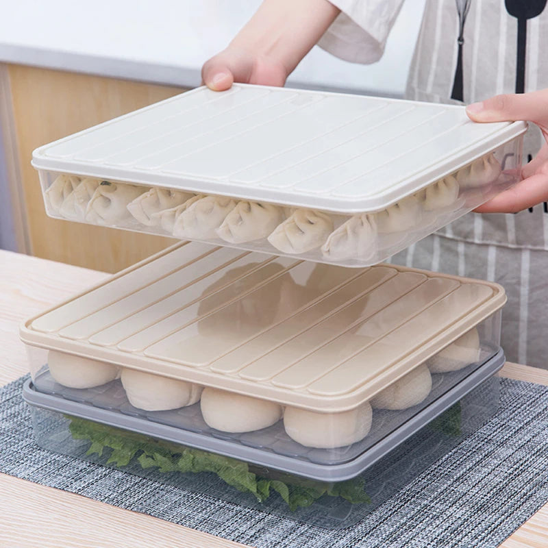 Transparent Stackable  Food Saver Box With Lid