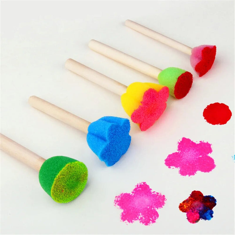 5pcs Children's Sponge Paint Stamps.