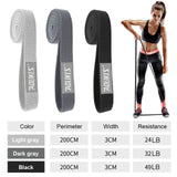 AOLIKES Anti-slip  braided rubber fitness resistance band.