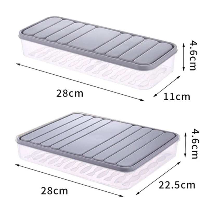 Transparent Stackable  Food Saver Box With Lid