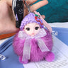 Pompom Cute Fluffy Plush Doll Keychains.