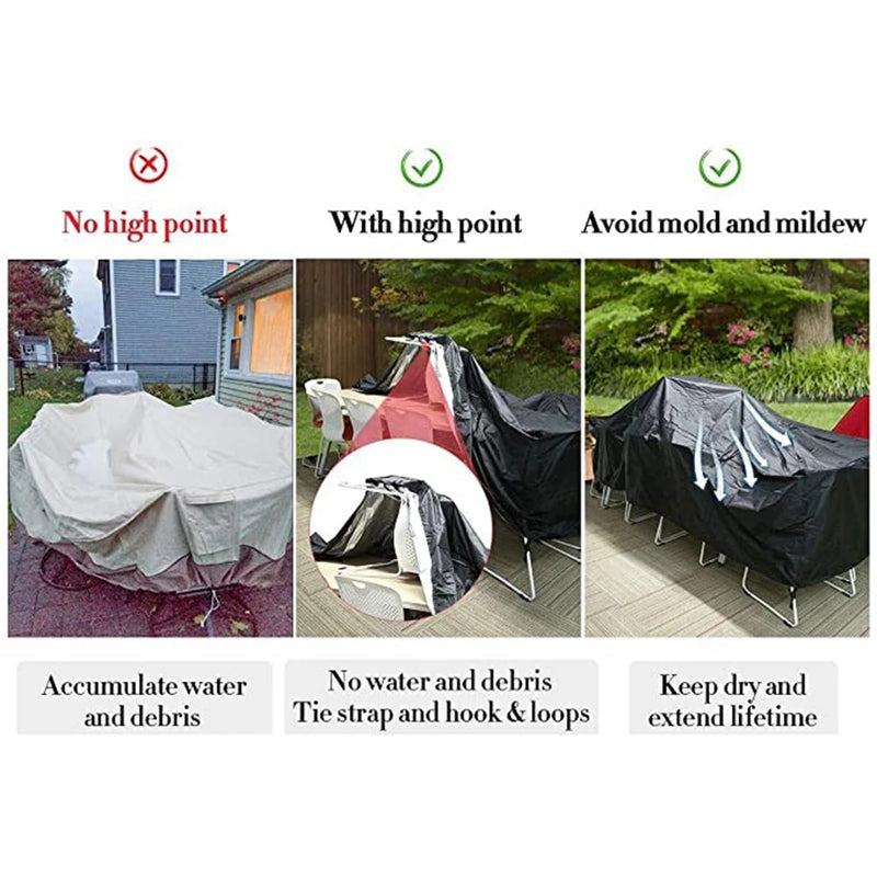 Lawn and Patio Furniture Cover With Anti-UV Oxford , Water-proof Fabric.  Variety of Sizes.