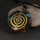 Energy Generator Orgonite Meditation Balanced Chakras Pendant Necklace