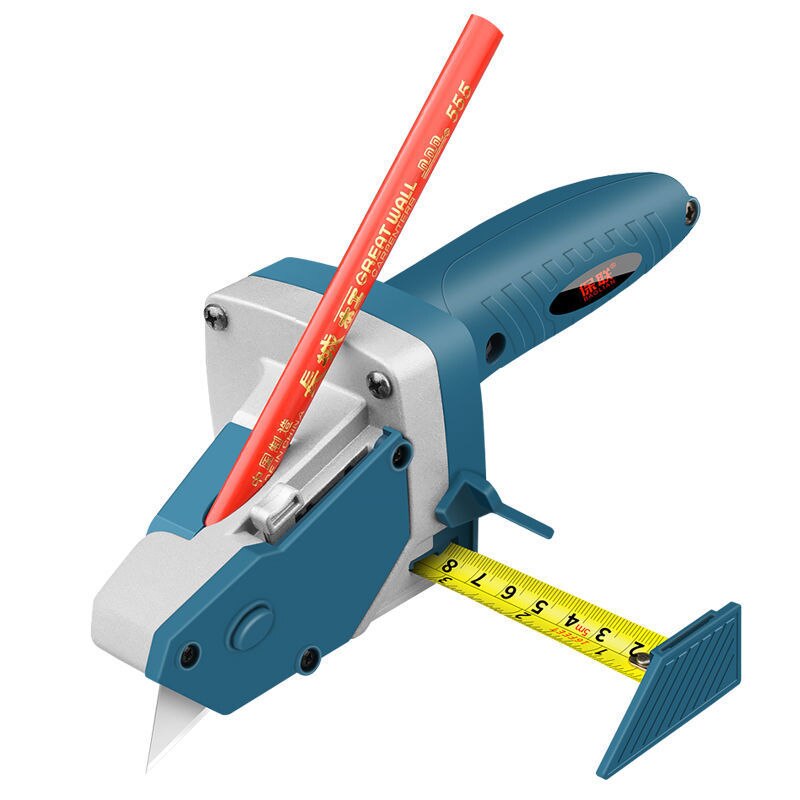 Gypsum Board Drywall/Woodworking cutting tool with measuring tape.