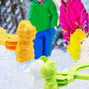 Dinosaur Shaped Plastic Mold Snowball Maker.