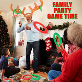 Inflatable Reindeer Antler Ring Toss Party Game.