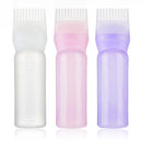 120ml Multicolor Plastic Hair Dye Refillable Bottle And Applicator.